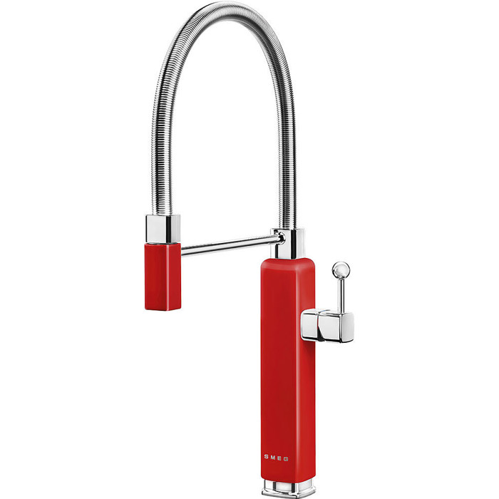 MDF50RD 50s Style Mixer Tap Red