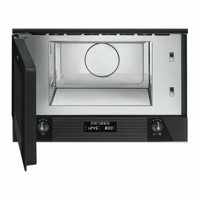 MP122B3 Linea 22 Litre Built In Microwave with Grill Pure Black