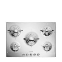 P705ES 72cm Piano Design 5 Burner Gas Hob with Evershine Polished Stainless Steel