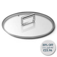 CKFL2601 Glass and Steel Lid to fit 26cm diameter cookware