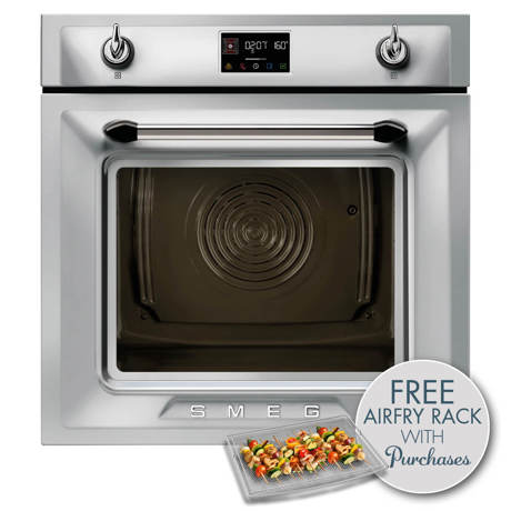 SOP6902S2PX 60cm Victoria Pyrolytic SteamOne Single Oven Stainless Steel