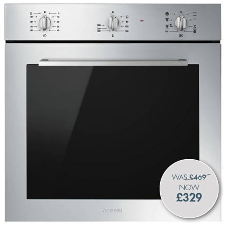 SF64M3TVX 60cm Cucina Single Oven in Stainless Steel