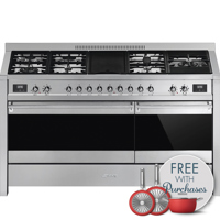 A5-81 150cm Opera Dual Fuel Range Cooker Stainless Steel