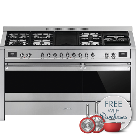 A5-81 150cm Opera Dual Fuel Range Cooker Stainless Steel