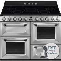 TR4110IX2 110cm Victoria Stainless Steel Four Cavity Traditional Cooker
