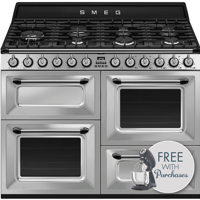 TR4110X-1 110cm Victoria Dual Fuel Range Cooker Stainless Steel