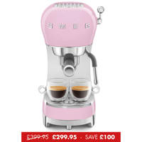 Pink Espresso Coffee Machine