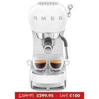 Gloss White Espresso Coffee Machine