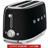 Gloss Black 4 Slice Long-Slot Toaster