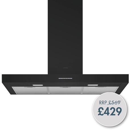 KBT900NE 90cm Chimney Hood Matte Black