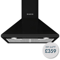 KSED65NEE 60cm Chimney Hood Black