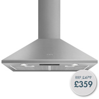 KSED75XE 70cm Chimney Hood Stainless Steel