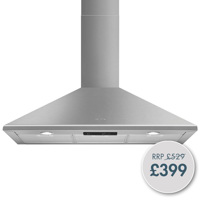 KSED95XE 90cm Chimney Hood Stainless Steel