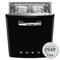 DIFABBL 60cm 50s style Built-in Dishwasher Black