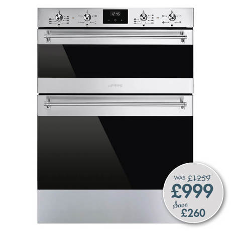 DUSF6300X Classic Under Counter Double Oven Stainless Steel
