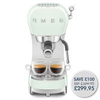 Pastel Green Espresso Coffee Machine