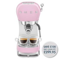 Pink Espresso Coffee Machine