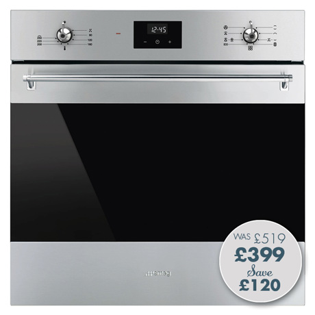SF6300TVX 60cm Classic Stainless Steel Single Oven