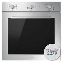 SF64M3TVX 60cm Cucina Single Oven in Stainless Steel