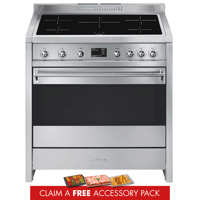 A1PYID-9 90cm Opera Electric Range Cooker Stainless Steel