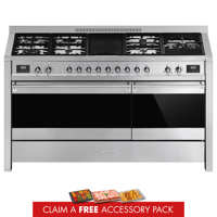 A5-81 150cm Opera Dual Fuel Range Cooker Stainless Steel