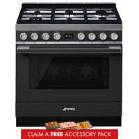 CPF9GPAN 90cm Portofino Dual Fuel Range Cooker Anthracite