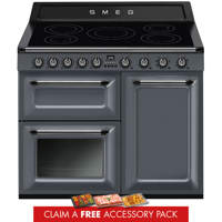 TR103IGR2 100cm Victoria Electric Range Cooker Slate Grey