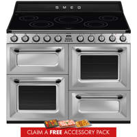 TR4110IX2 110cm Victoria Stainless Steel Four Cavity Traditional Cooker