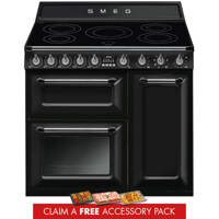 TR93IBL2 90cm Victoria Electric Range Cooker Black