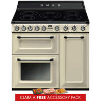 TR93IP2 90cm Victoria Electric Range Cooker Cream