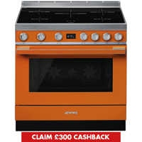 CPF9IPOR 90cm Portofino Electric Range Cooker Orange