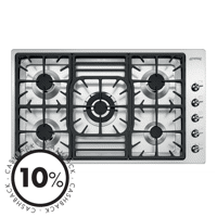 PGF95-4 87cm Classic Gas Hob Stainless Steel