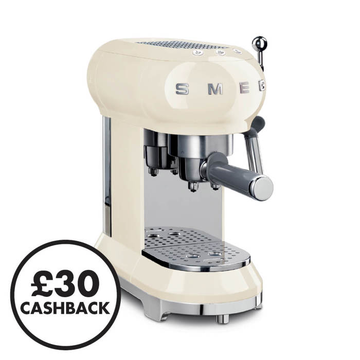 ECF01CRUK Espresso Coffee Machine in Cream