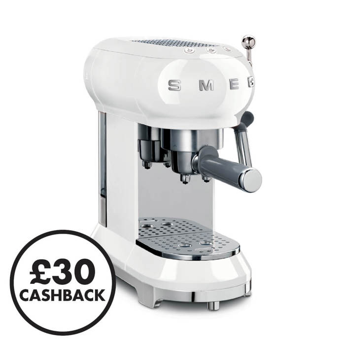 ECF01WHUK Espresso Coffee Machine in White
