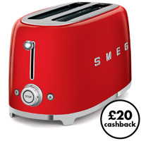 TSF02RDUK Four Slice Toaster in Red