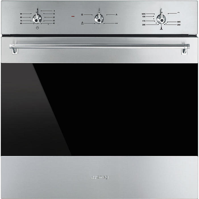SF6341GVX 60cm Classic Gas Single Oven in Stainless Steel