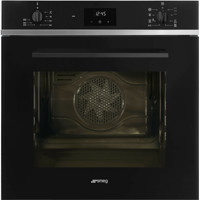 SF6400TB 60cm Cucina Single Oven in Black