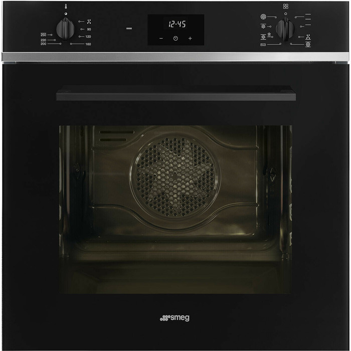 SF6400TB 60cm Cucina Single Oven in Black