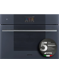 SO4104S4PG 45cm Linea Steam100 Pro Oven Neptune Grey