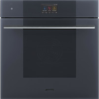 SOP6104S2PG 60cm Galileo Linea Single Oven with Steam Neptune Grey