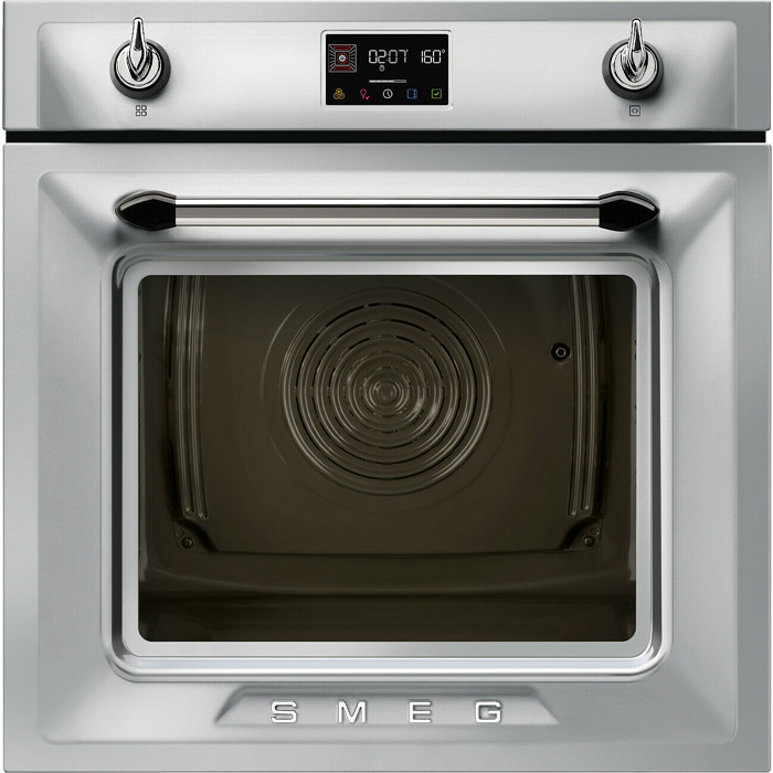 SOP6902S2PX 60cm Victoria Pyrolytic Steam Single Oven Stainless Steel