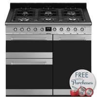 SY103 100cm Symphony Dual Fuel Range Cooker Stainless Steel