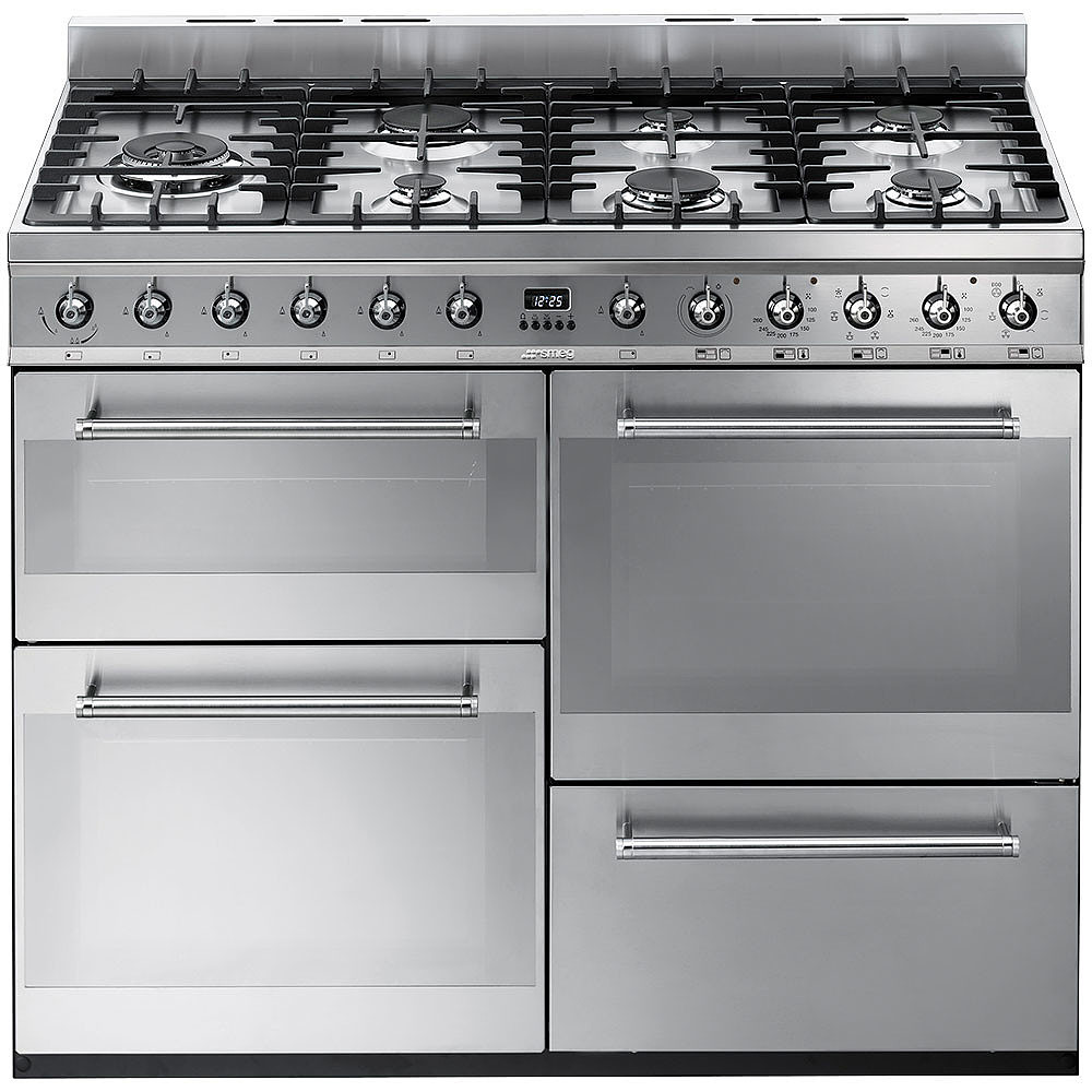 SYD4110 110cm Symphony Dual Fuel Range Cooker Stainless Steel