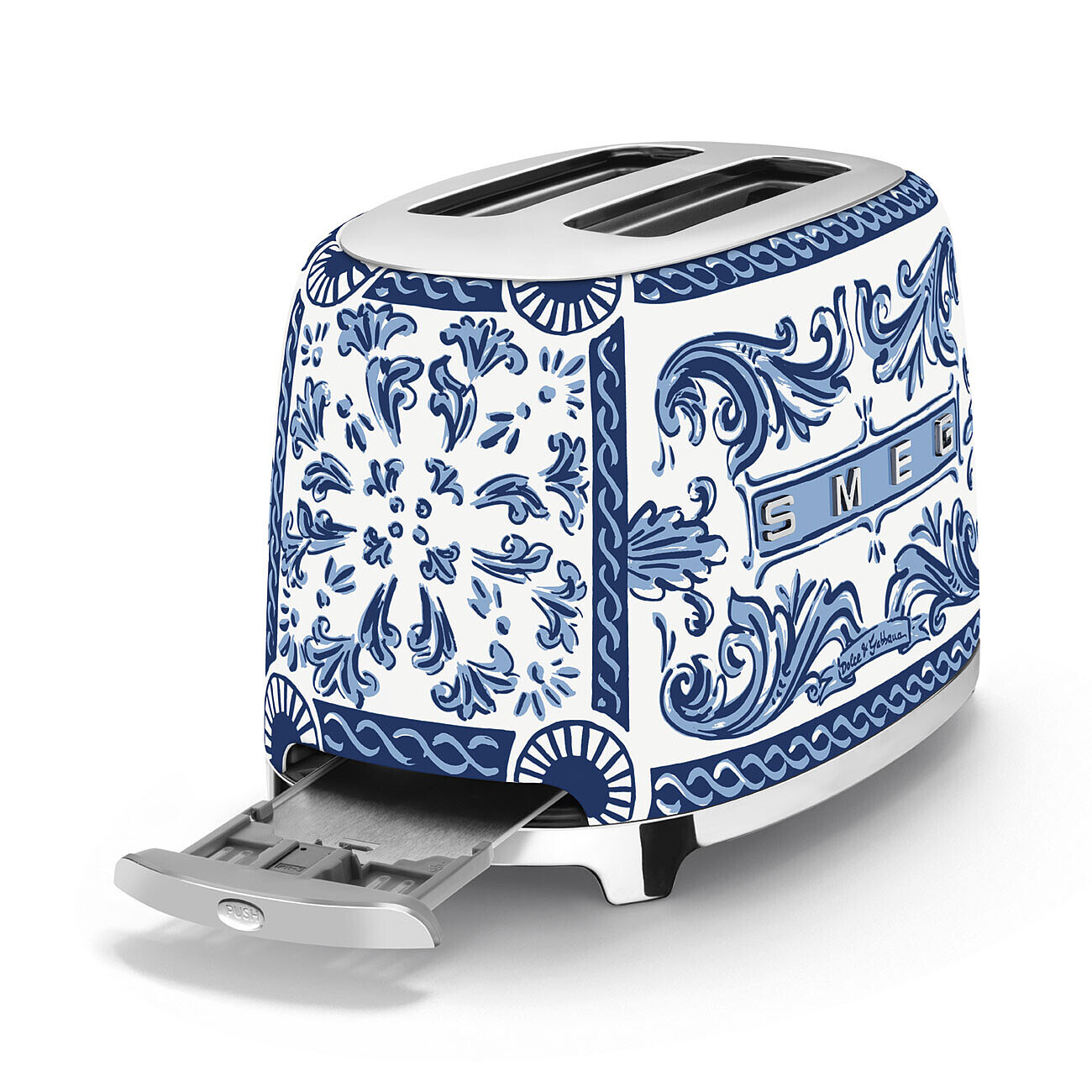 Designer 2 Slice, 2 Slot Toaster - Dolce & Gabanna + Smeg