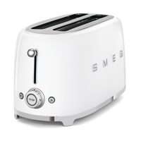 Gloss White 4 Slice (2 Slot) Long-Slot Toaster