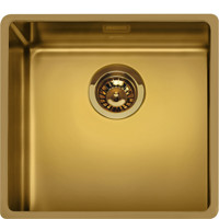 VSTR50BRX 50cm Mira Single Bowl Undermount Sink Brass PVD