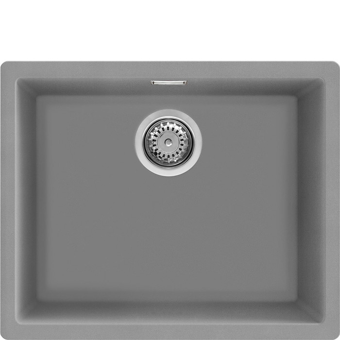VZP56CT 56cm Double Installation Composite Sink Grey