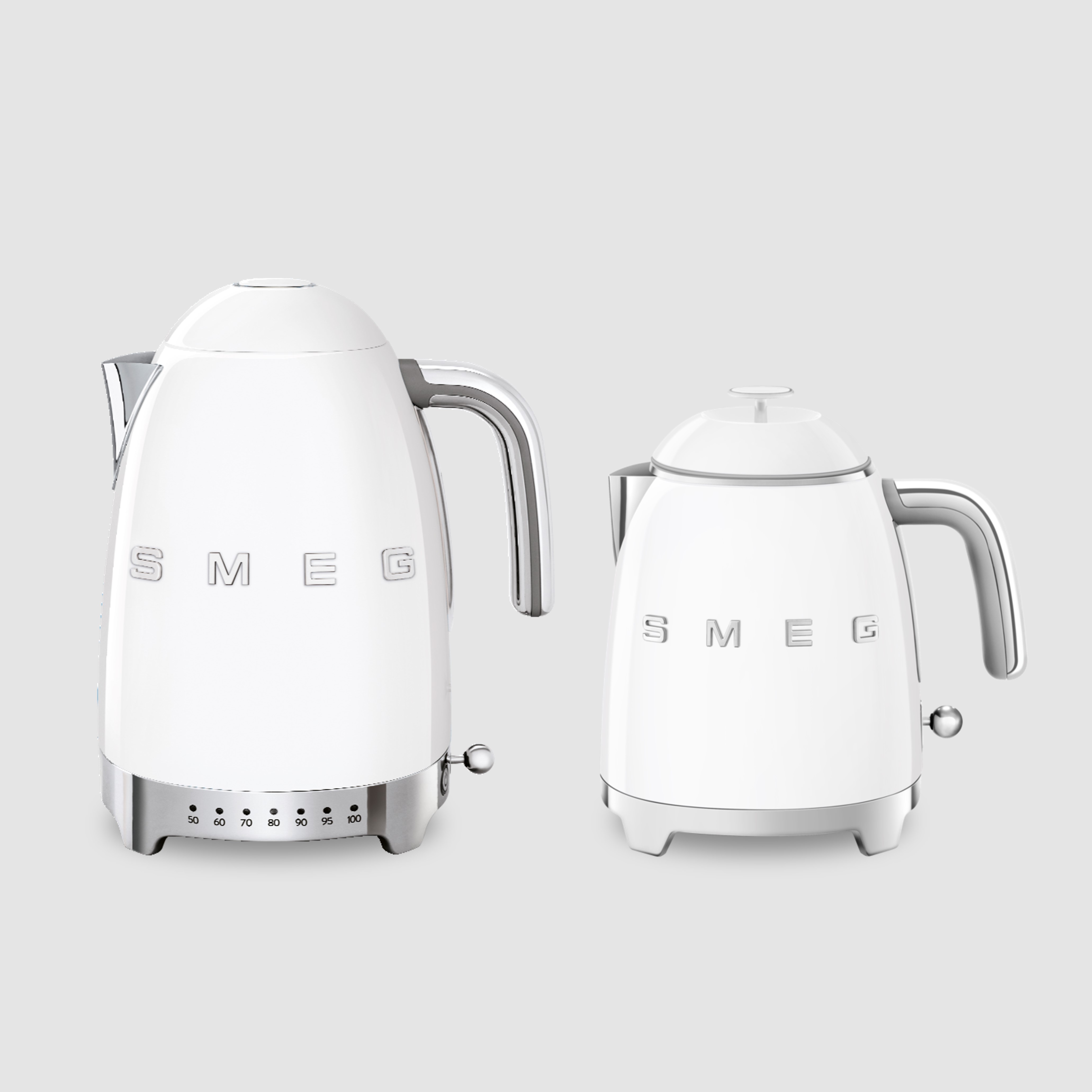 smeg kettle toaster white