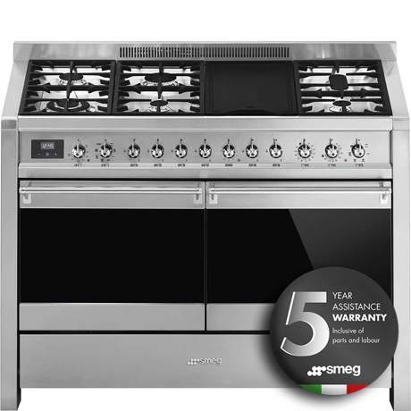 A4-81 120cm Opera Dual Fuel Range Cooker Stainless Steel