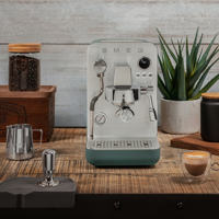 EMC02EGMUK Mini Pro Espresso Coffee Machine in Emerald Green